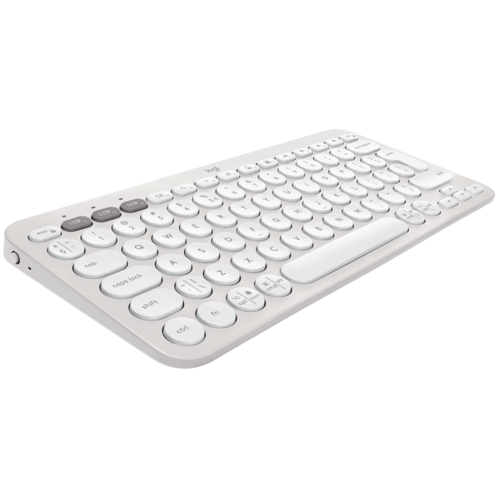 Logitech PEBBLE KEYS 2 K380S Slim, Minimalist Bluetooth® Keyboard with Customizable Keys