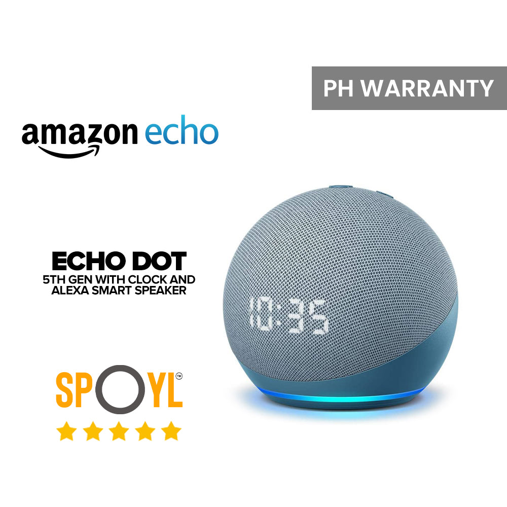 Amazon Echo dot 5th Gen With Clock Smart Speaker With Alexa