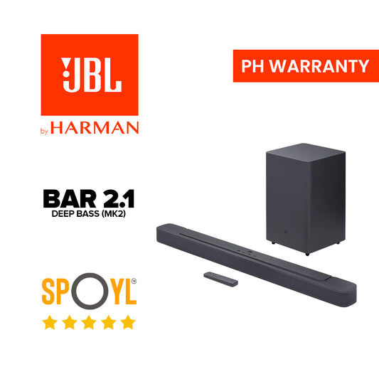 JBL Bar 2.1 Deep Bass (MK2) 2.1 Channel Soundbar with Wireless Subwoofer