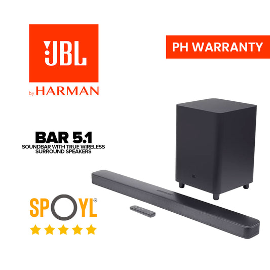 JBL Bar 5.1 Surround 5.1 channel soundbar with MultiBeam™ Sound Technology