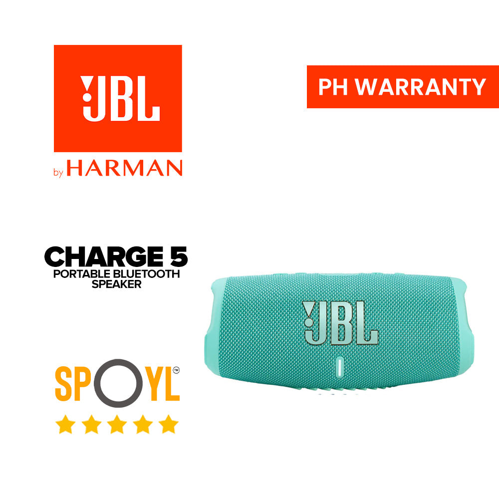 JBL Charge 5 Portable Waterproof Speaker with Powerbank