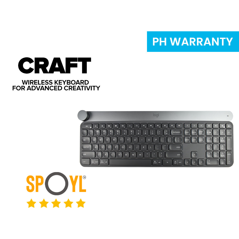 Logitech Craft Wireless Keyboard for Advanced Creativity