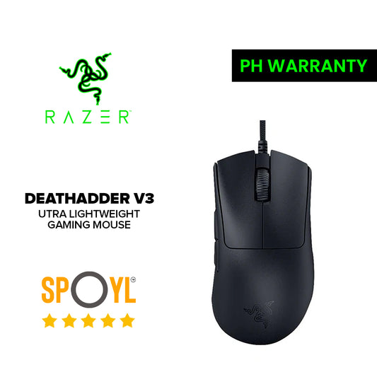 Razer Deathadder V3 utra weight at 59G mouse