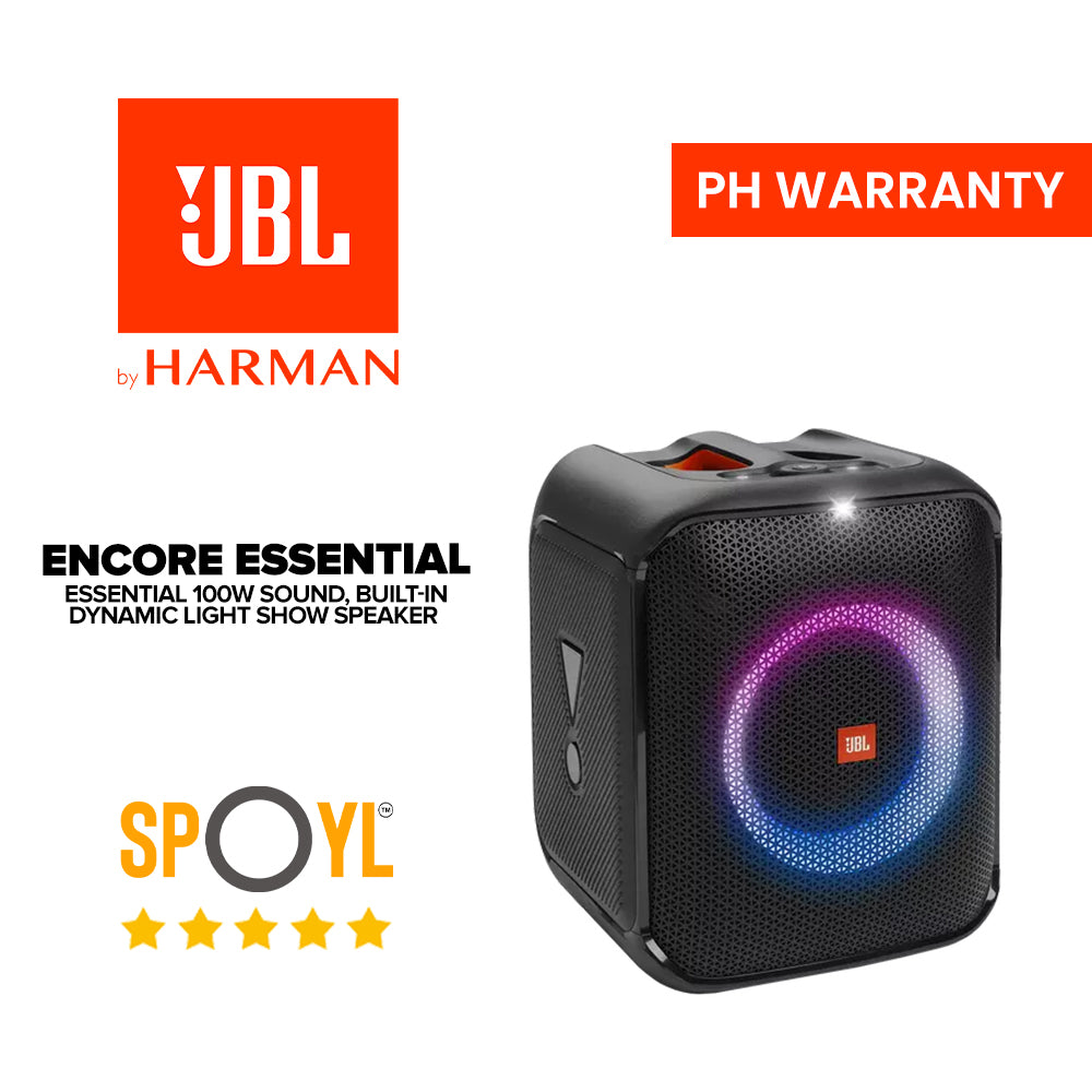 JBL Partybox Encore Essential 100W Sound, Built-in Dynamic Light Show, and Splash Proof Design