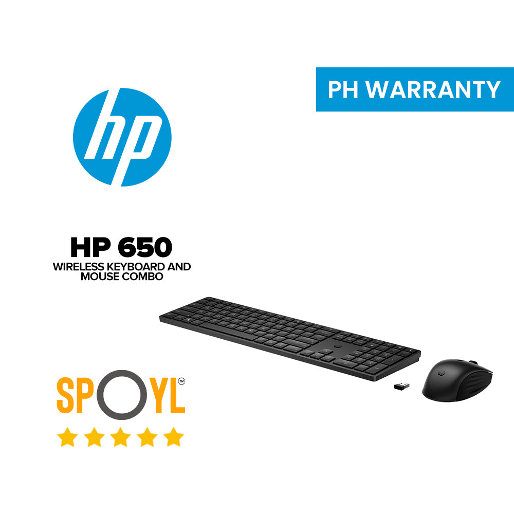 HP 650 Wireless Keyboard and Mouse Combo