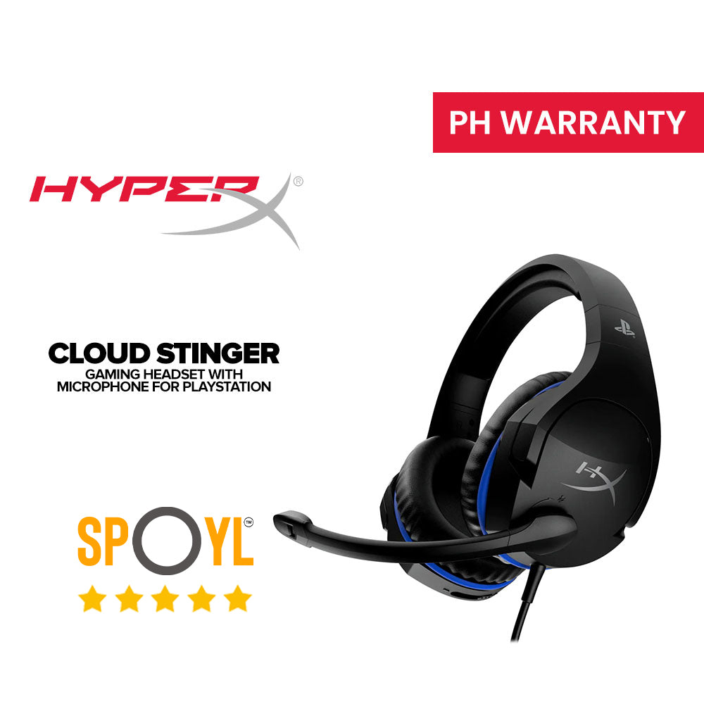 HyperX Cloud Stinger Gaming Headset with Microphone for Playstation for Gaming, Streaming PS4