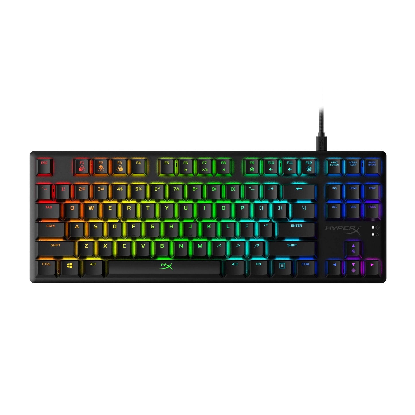 HyperX Alloy Origins Core RGB 87 Tenkeyless Mechanical Gaming Keyboard Red Switch HX-KB7RDX-US