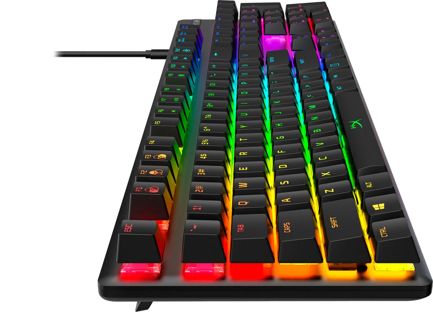 Hyperx Alloy Origins rgb 104 Switch Mechanical Gaming Keyboard HX-KB6RDX-US / HX-KB6AQX-US