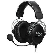 HyperX Cloud Silver Gaming Headset With In Line Audio Control