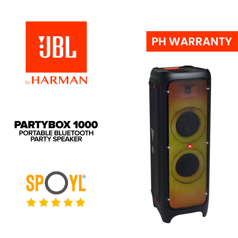 JBL PartyBox 1000 Powerful Bluetooth Party Speaker with Full Panel Light Effects