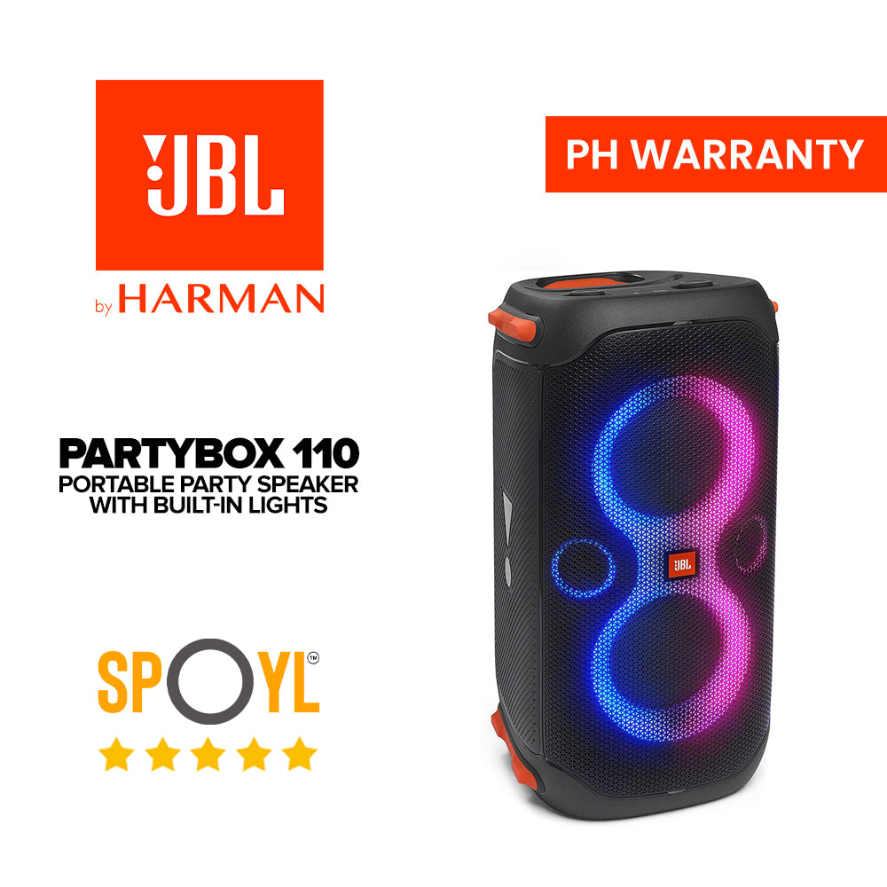 JBL Partybox 110 Portable Party Speaker with 160W Powerful Sound