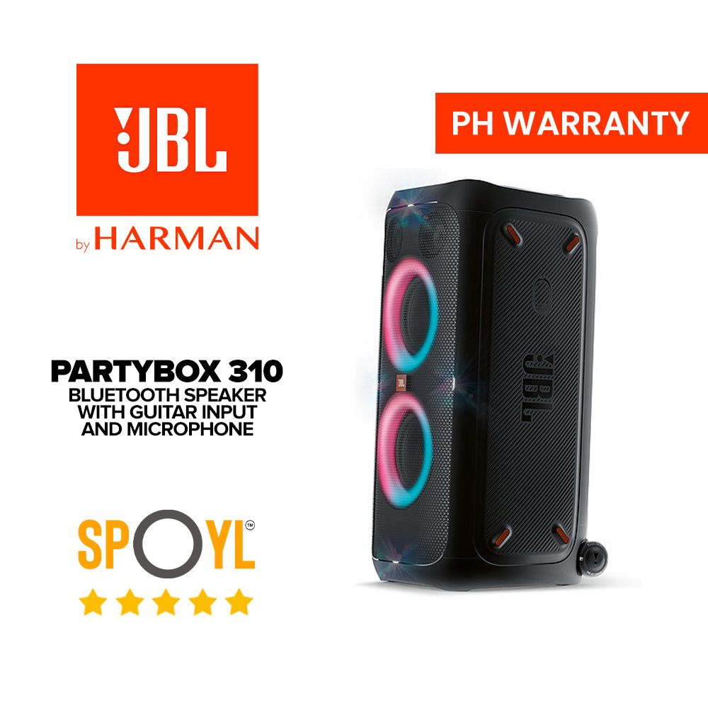 JBL Partybox 310 Portable Party Speaker with Dazzling Lights and Powerful JBL Pro Sound