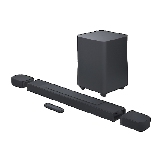 JBL BAR 1000 PRO 7.1.4 Soundbar with 10 in. Wireless Subwoofer Detachable Rear Speakers