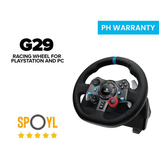 Logitech G29 Driving Force Steering Wheels & Pedals I Racing Wheel for PlayStation