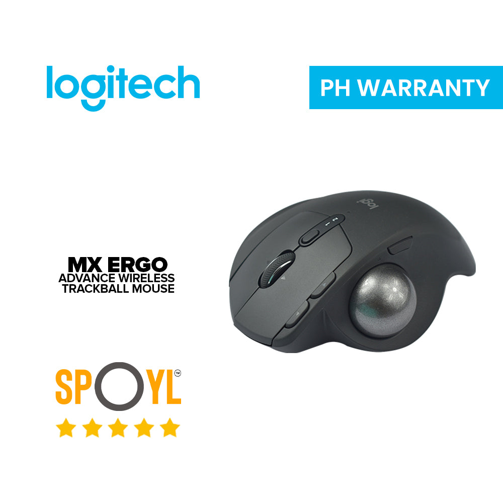 Logitech MX ERGO Advanced Wireless Trackball Mouse