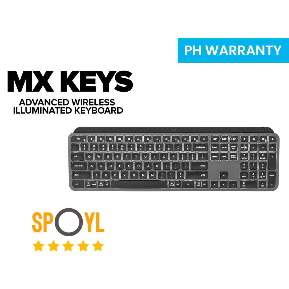 Logitech MX KEYS Advanced Wireless Illuminated Keyboard