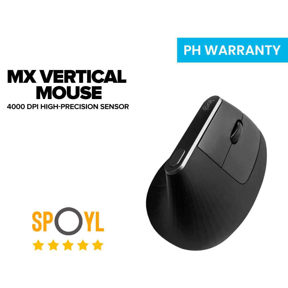 Logitech MX Vertical Mouse / 4000 DPI High-Precision Sensor