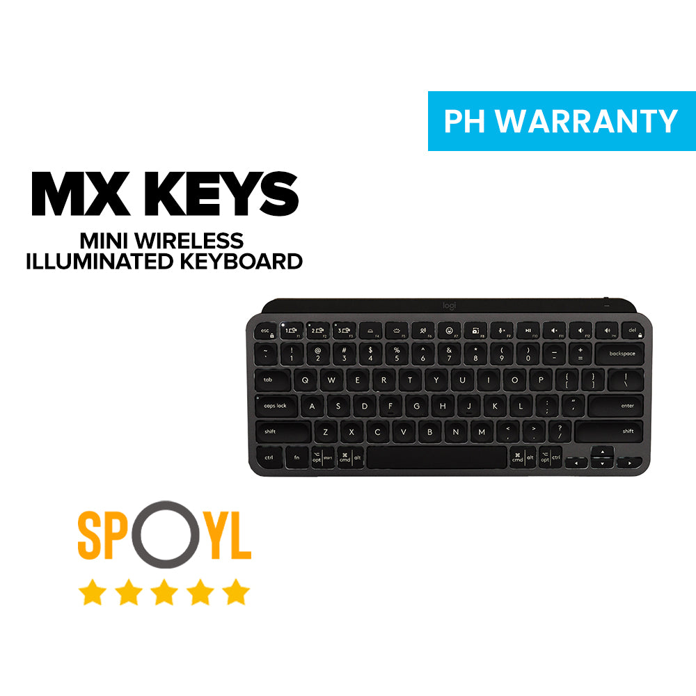 Key Tech Mini Logitech MX Keys Mini Wireless Illuminated Keyboard – Spoyl