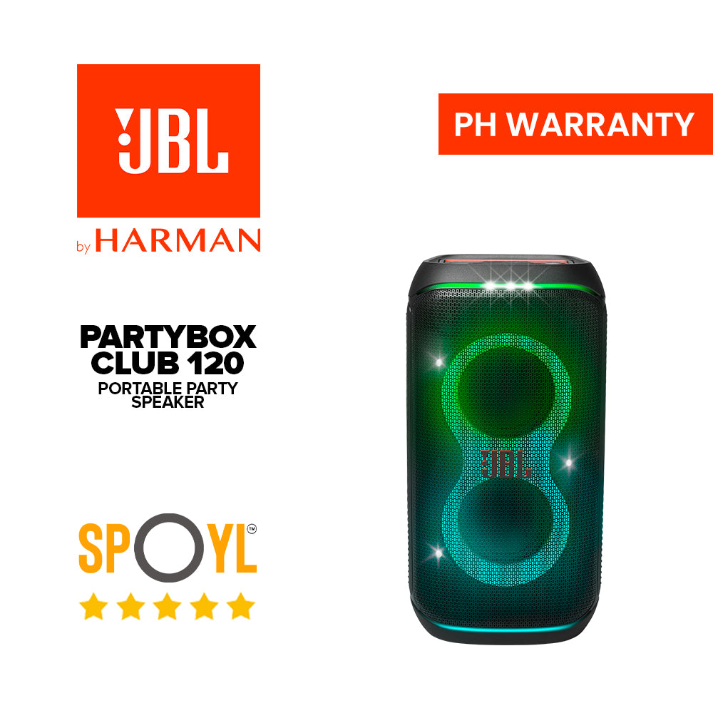 JBL PartyBox Club 120 Portable Party Speaker with Powerful JBL Pro Sound