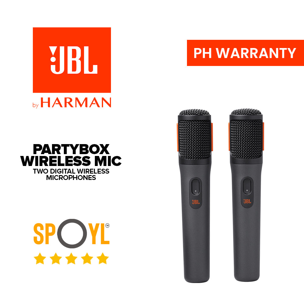 JBL PartyBox Wireless Mic - Two Digital Wireless Microphones