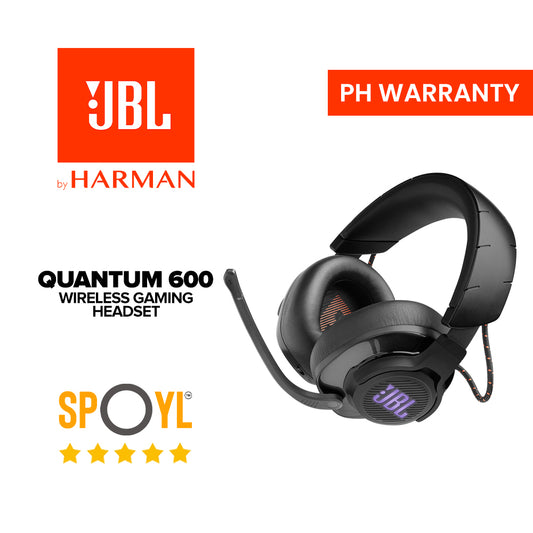 JBL Quantum 600 Wireless Gaming Headset with Surround Sound and Game-chat Balance Dial Over-the-Ear Headphone