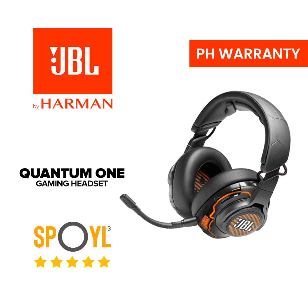 JBL Quantum ONE USB Wired Over-Ear Professional PC Gaming Headset