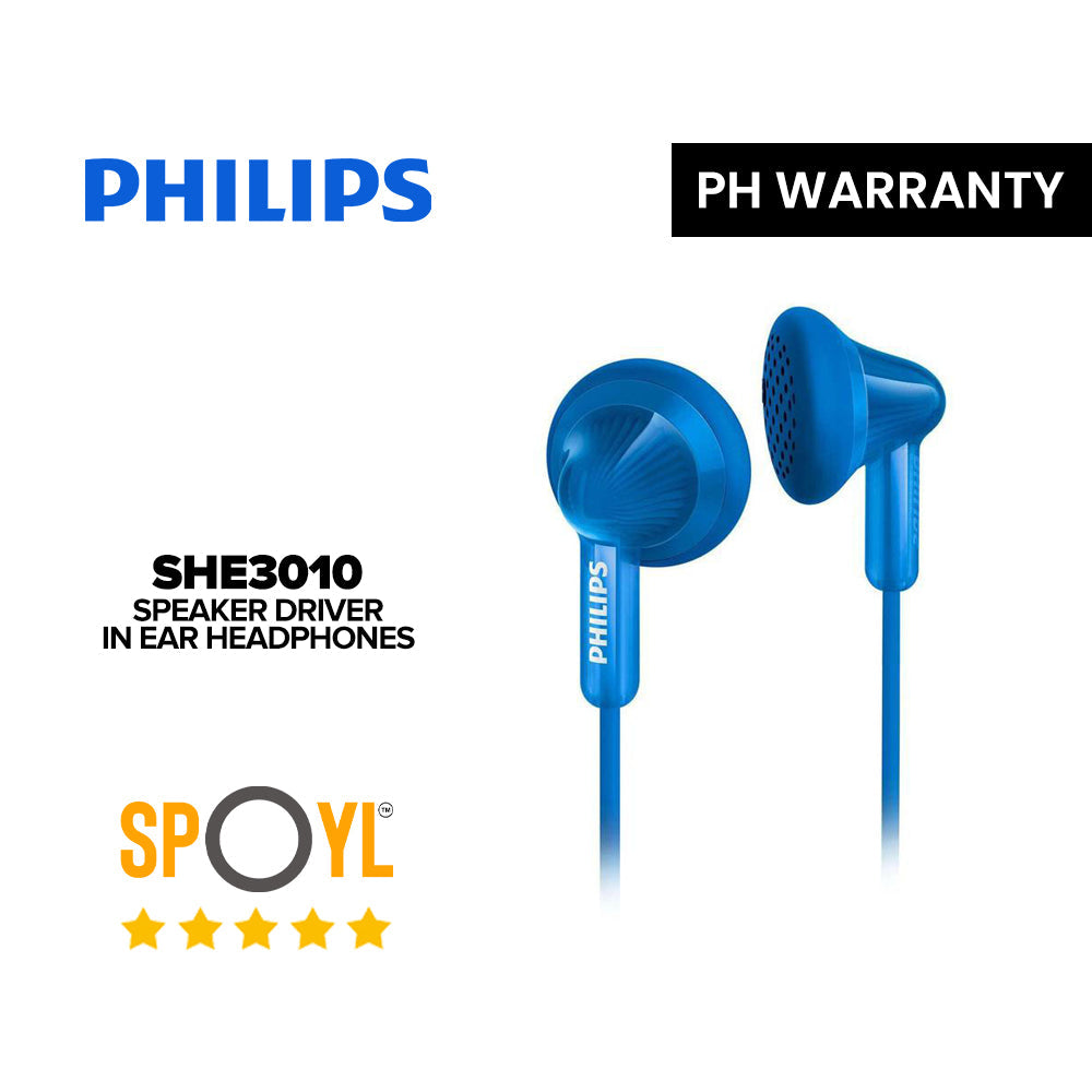 Philips SHE3010 14.8mm Speaker Drivers In-Ear Headphones