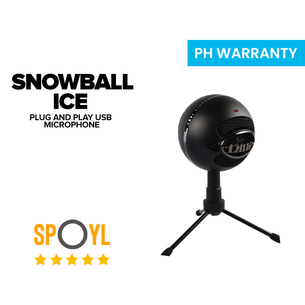 Logitech Snowball Ice Plug And Play USB Microphone – Spoyl