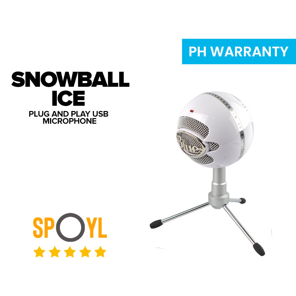 Logitech Snowball Ice Plug And Play USB Microphone