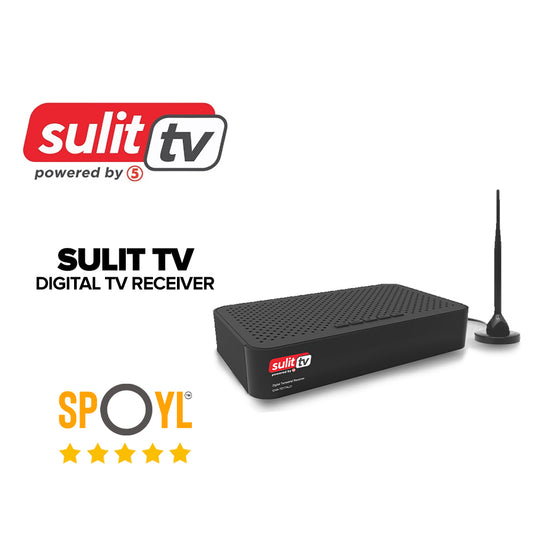 Sulit TV Digibox Powered by TV5 , Digital TV Receiver Box With Remote