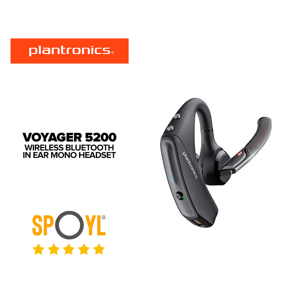 Plantronics Voyager 5200 Wireless Bluetooth In-Ear Mono Headset