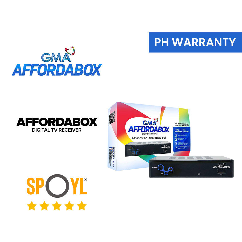 GMA AFFORDABOX / GMA BOX / GMA TV BOX Digital TV Receiver