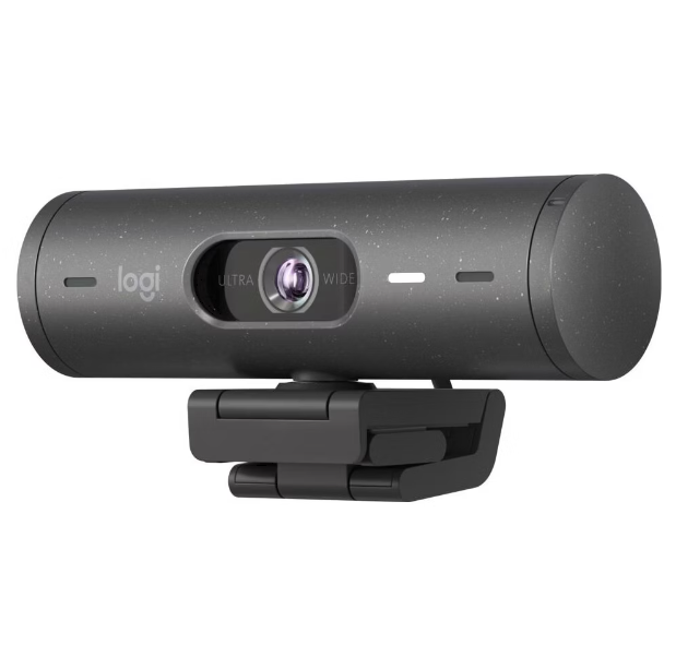 Logitech Brio 500 Full HD 1080p webcam with light correction, auto-framing