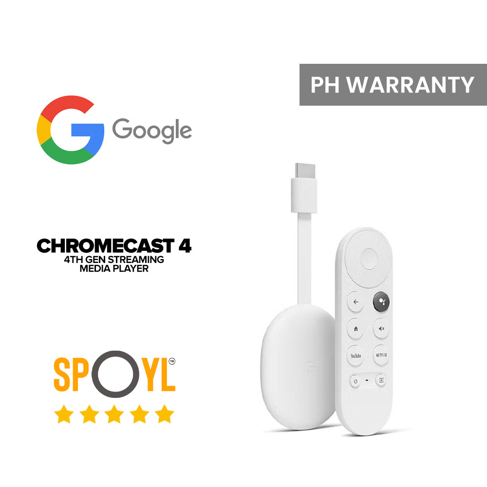 Google Chromecast 4K With Google TV (Snow)