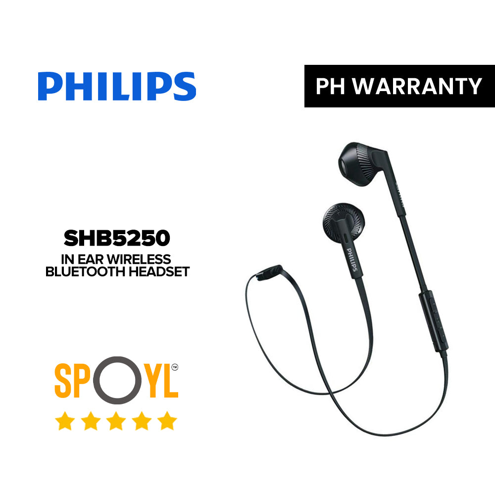 Philips FreshTones MyJam In-Ear Wireless Bluetooth Headset SHB5250