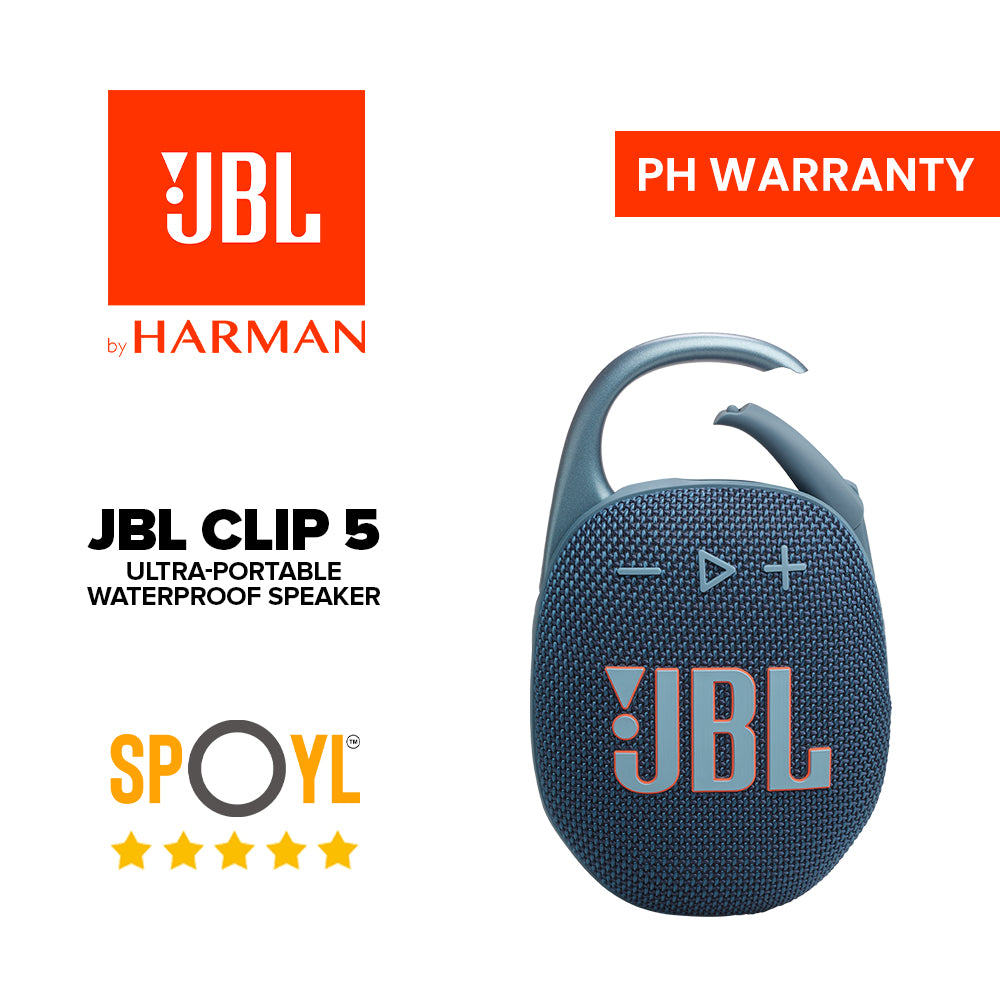 JBL Clip 5 Ultra-portable and Waterproof Bluetooth Speaker