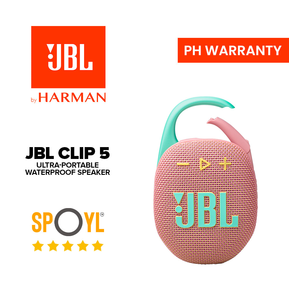 JBL Clip 5 Ultra-portable and Waterproof Bluetooth Speaker