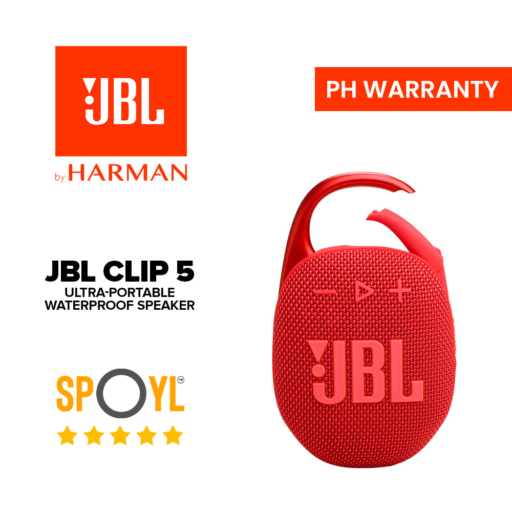 JBL Clip 5 Ultra-portable and Waterproof Bluetooth Speaker