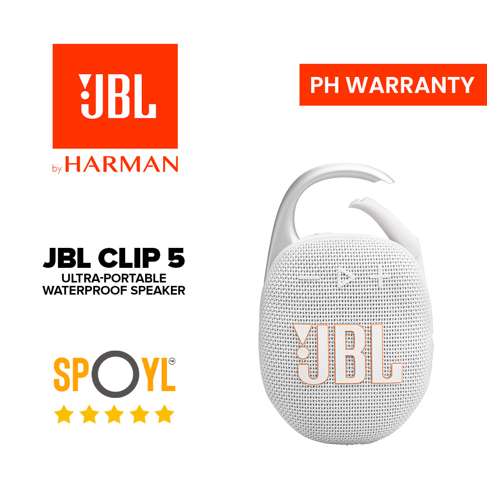 JBL Clip 5 Ultra-portable and Waterproof Bluetooth Speaker